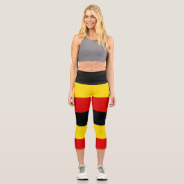 Leggings Capri Bandera de Uganda
