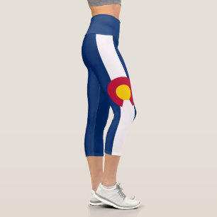 Leggings Capri Bandera del estado de Colorado