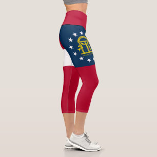 Leggings Capri Bandera del Estado de Georgia