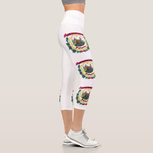 Leggings Capri Bandera del Estado de Virginia Occidental
