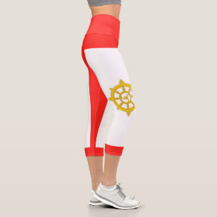 Leggings Capri Bandera del Reino de Sikkim