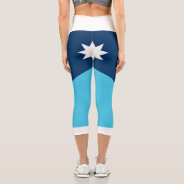 Leggings Capri Bandera estatal de Minnesota