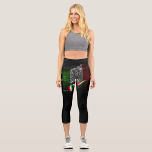 Leggings Capri bandera italiana