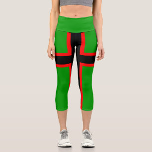 Leggings Capri Bandera nacional de Karelia