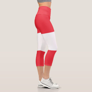 Leggings Capri Bandera patriótica austríaca