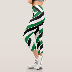 Leggings Capri Bandera Patriótica de los Emiratos Árabes Unidos p