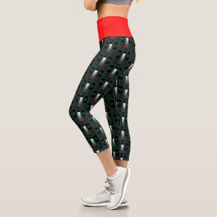 Leggings Capri Batería QEPD Capris De Yoga Con Alto Descanso