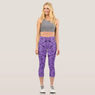 Leggings Capri Batik Motif Megmodiung nubes moradas