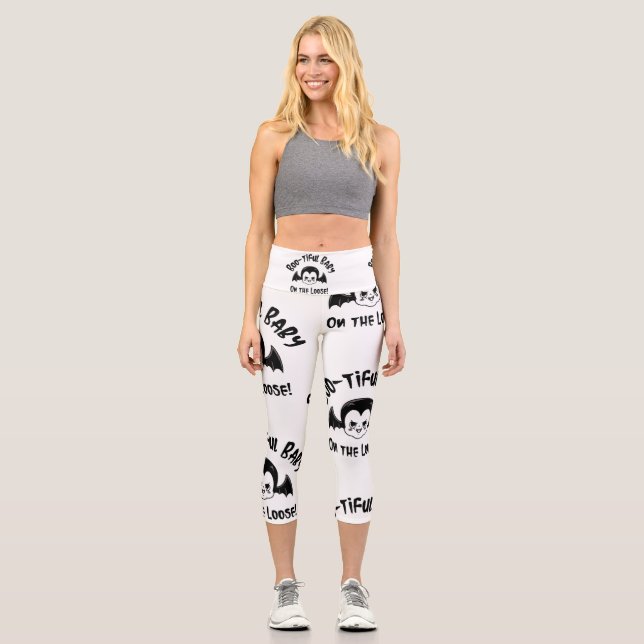 Leggings Capri Bebé Bootiful En La Halloween Perdida (Anverso)