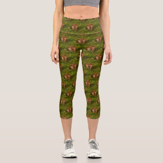 Leggings Capri Bebé Chipmunks Animal Nature Art