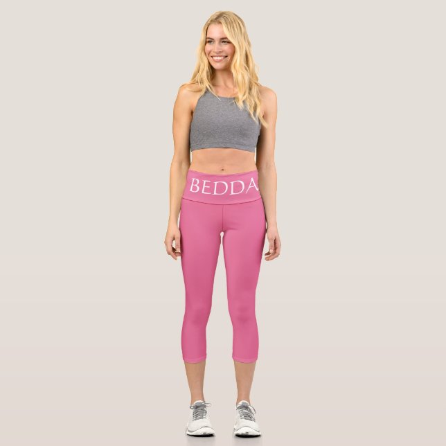 Leggings Capri BEDDA Rosa) (Anverso)