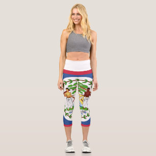 Leggings Capri Belice Flag Emblem