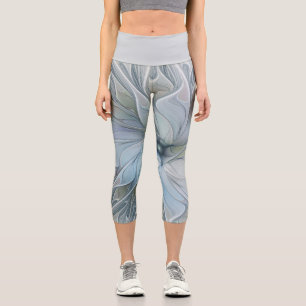 Leggings Capri Belleza elegante arte abstracto fractal flor moder