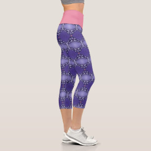 Leggings Capri berry silvestre High Waisted Capris