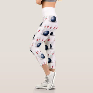 Leggings Capri Blanco de los bolas