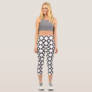 Leggings Capri Blanco de Mod Retro 60