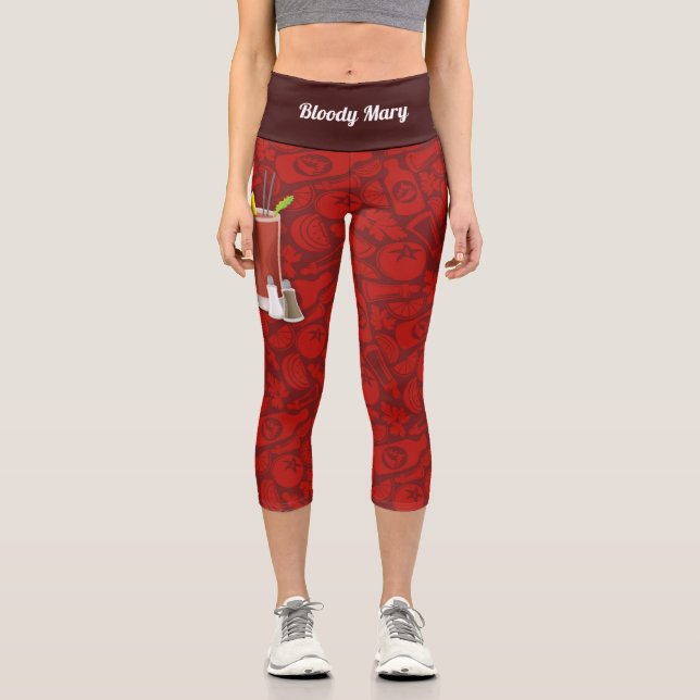 Leggings Capri Bloody Mary Cocktail (Anverso)