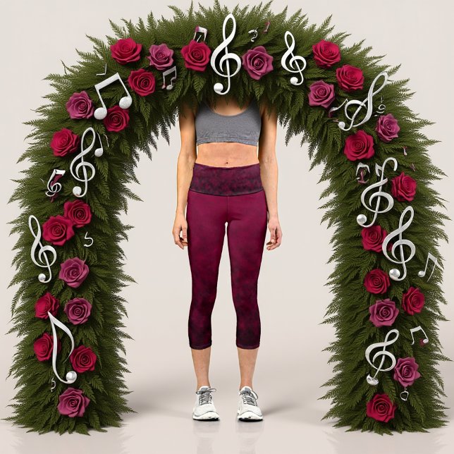 Leggings Capri Bloom aplastado (Subido por el creador)