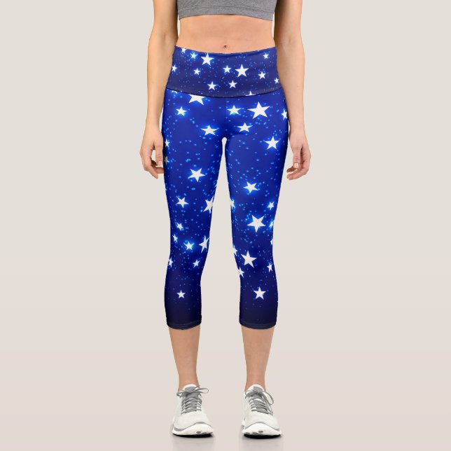 Leggings Capri Blue Stargazer (Anverso)