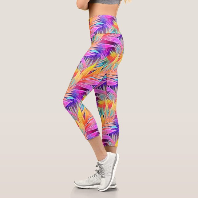 Leggings Capri Boho Breeze Alto Capris Deseado (Izquierda)