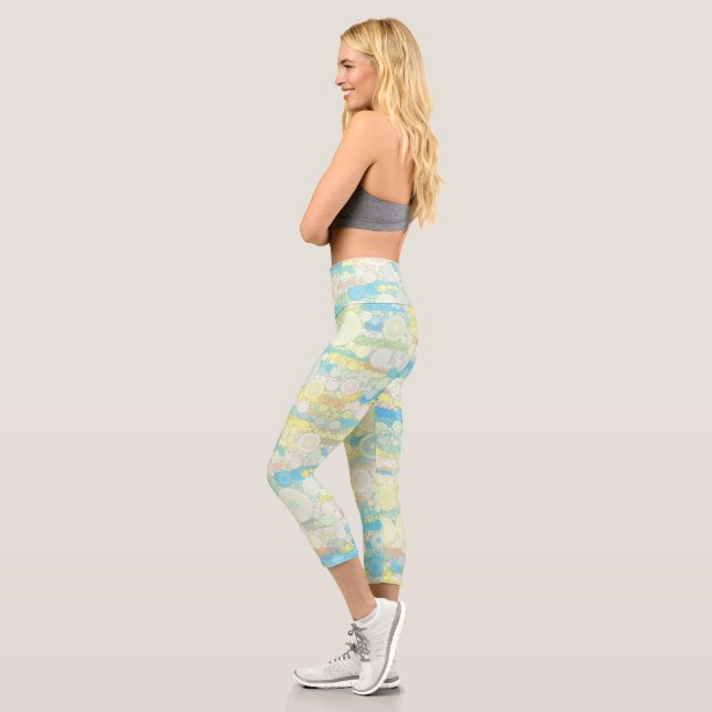 Leggings Capri Boho Bubbles (Izquierda)