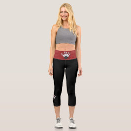 Leggings Capri Bolas negras con piernas de Ball Capri