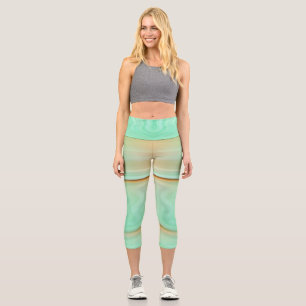 Leggings Capri Bonito degradado de menta