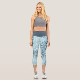 Leggings Capri Bonito en azul