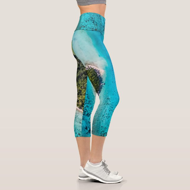 Leggings Capri Bora Bora - Camino Al Océano (Derecha)