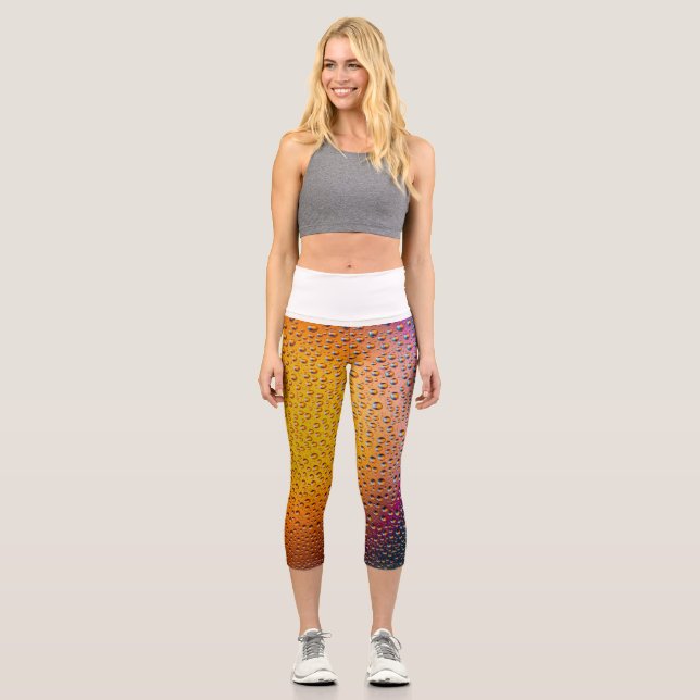 Leggings Capri BORRACHAS DE AGUA - Capris De Alto Desecho (Anverso)