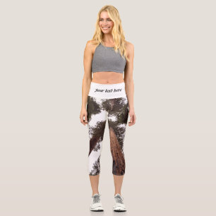 Leggings Capri bosque, árbol