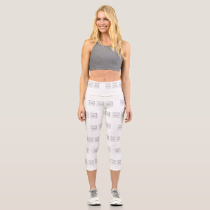 Leggings Capri Botones CTRL ALT DEL de SlipperyJoe tres teclas bl
