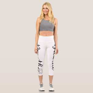 Leggings Capri Breathe-Lotus Flower Wildflower-Yoga