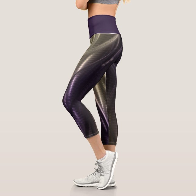 Leggings Capri brillo metalizado (Izquierda)