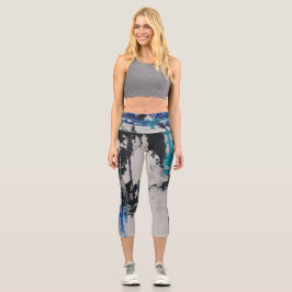 Leggings Capri Brise Capris taille haute