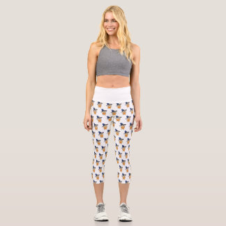Leggings Capri Bruja de Calabaza Perro