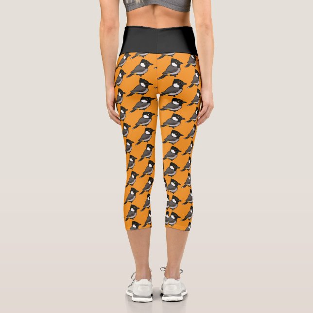 Leggings Capri Bulbul de Orejas Blancas Birdorable (Reverso )