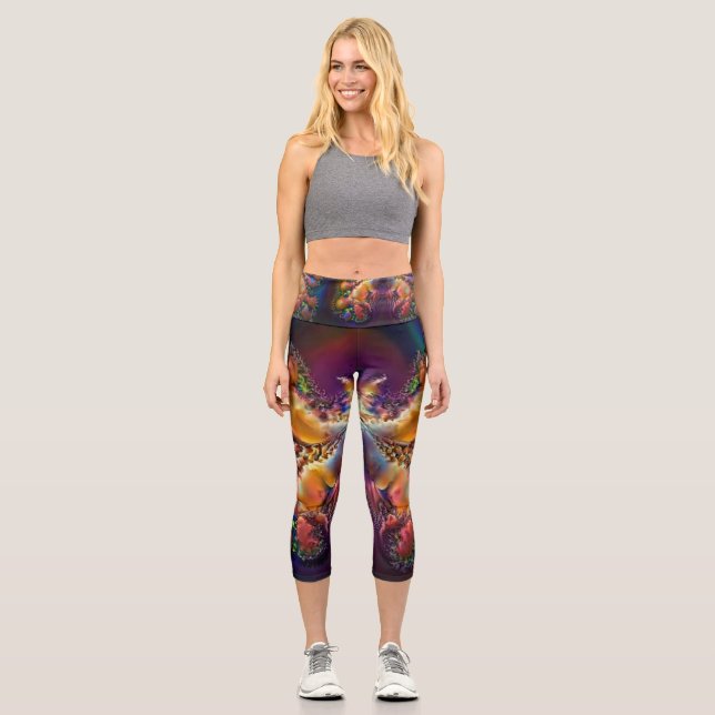 Leggings Capri Butterfly nebula (Anverso)