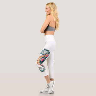 Leggings Capri caballitos de mar nada