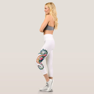 Leggings Capri caballitos de mar nada