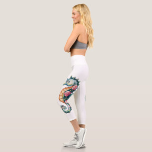 Leggings Capri caballitos de mar nada