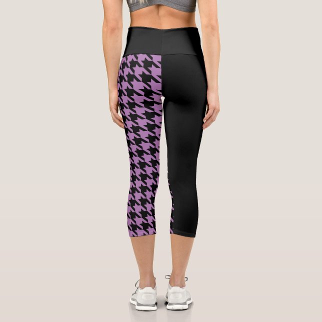 Leggings Capri Cabina de galón / Negro (Reverso )