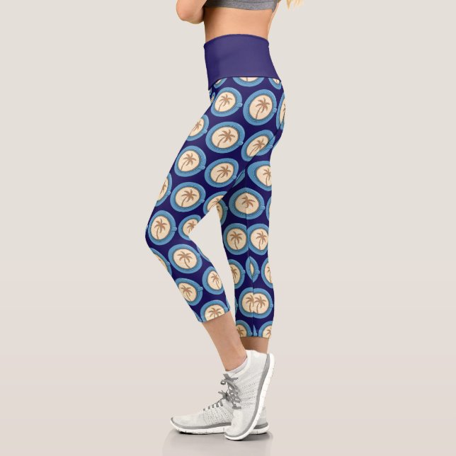 Leggings Capri Café Latte de Palma (Izquierda)