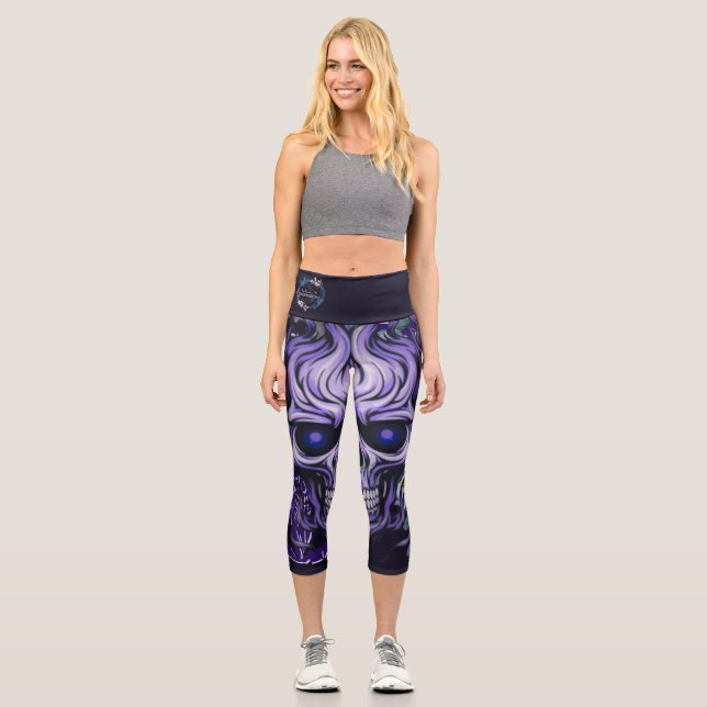 Leggings Capri Calavera (Anverso)