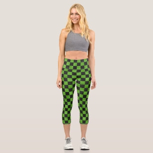 Leggings Capri Calaveras Verdes y Diseño de la Serie Girasoles 9