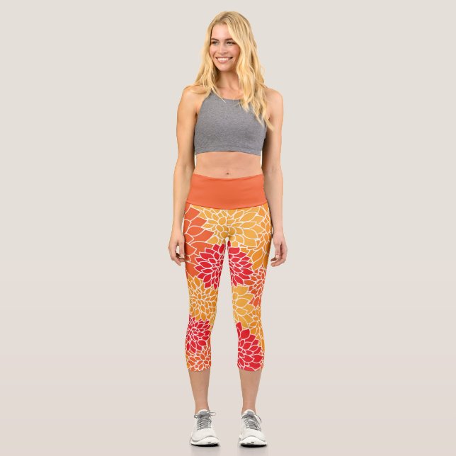 Leggings Capri Caléndulas (Anverso)