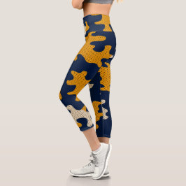 Leggings Capri California Berkeley Golden Bear Spirit camo