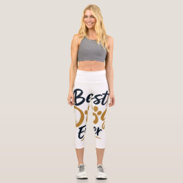 Leggings Capri Camiseta divertida para amantes de perros, el mejo