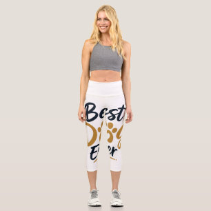 Leggings Capri Camiseta divertida para amantes de perros, el mejo