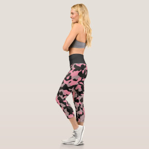 Leggings Capri Camo rosa